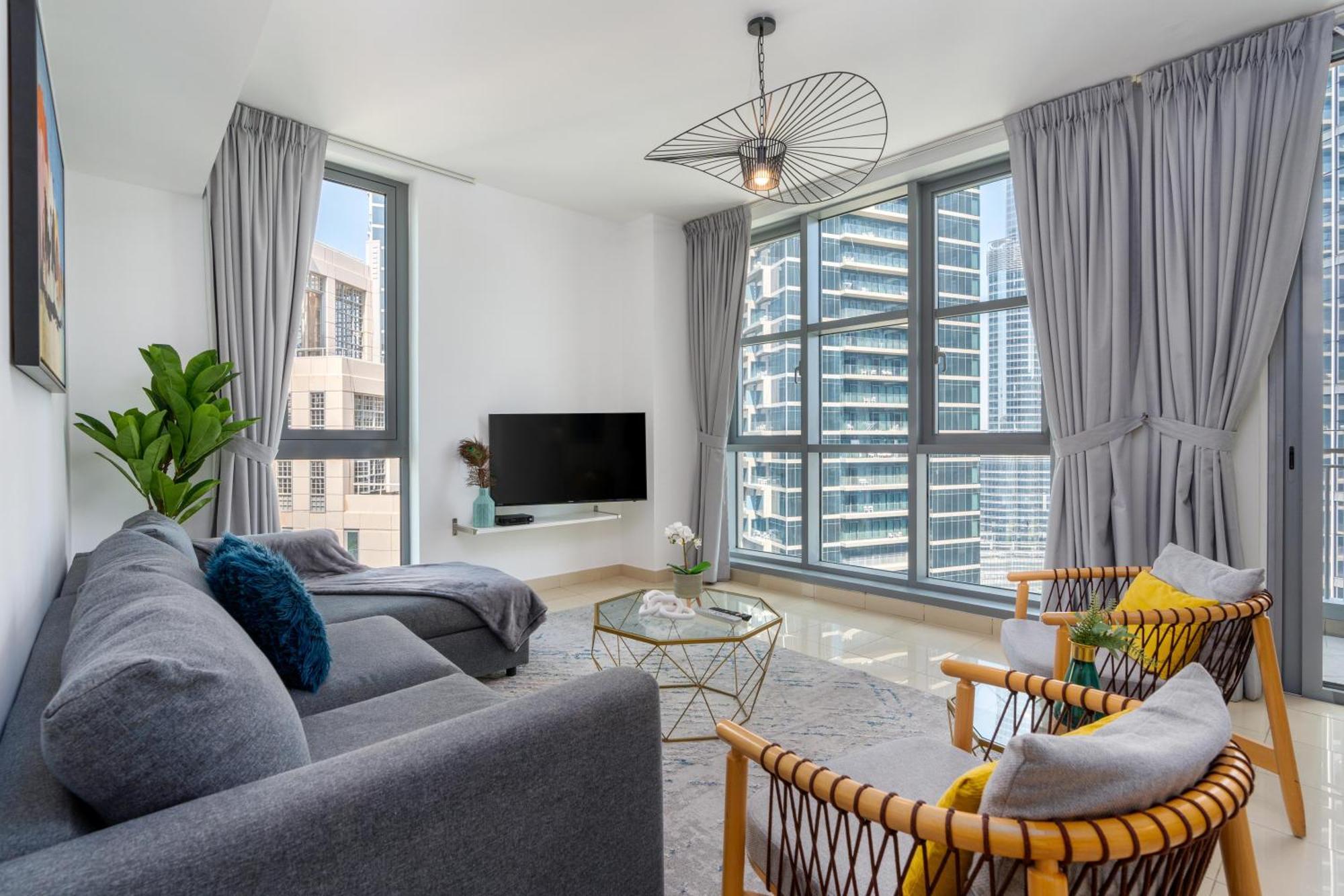 Burj Khalifa Views - 5 Min Walk From Dubai Mall - Upgraded - Designer Choice - 8 People - Dubai Opera Экстерьер фото